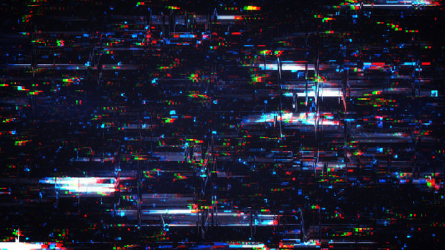 Glitch Effect Digital Noise Background