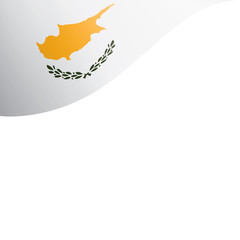 Cyprus flag, vector illustration on a white background