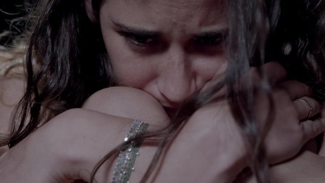 woman in distress