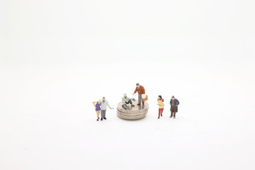 a social problems theme of small figure
