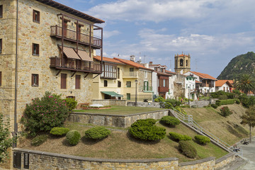 Fototapeta na wymiar Getaria town in Gipuzkoa, basque Country