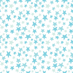 Cute hand drawn doodle stars texture