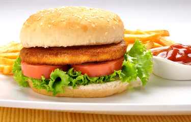 Burger, a most famous lunch snack around the globe