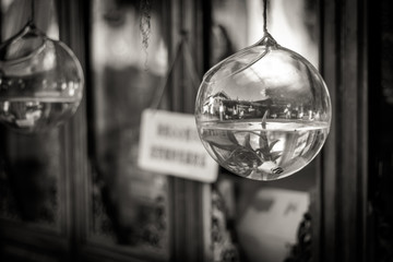 old street lamp on the wall