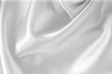 Abstract luxury white satin fabric texture for design backdrop,fabric for background.