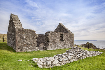 St Ninian's Chapel at the Isle of Whithorn, Wigtownshire, Scotland