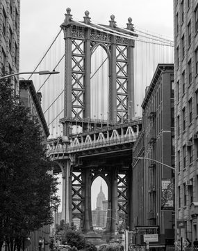 Fototapeta Pont de Manhattan, Brooklyn, USA