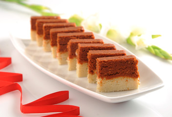 Chocolate Barfi or Chocolate Nougat