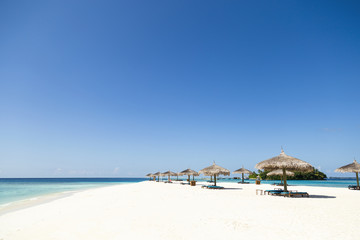 Breathtaking view of Maldives Island