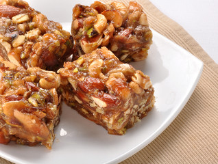 Mix Dry Fruit Halwa, Delicious sweet similar to nougat
