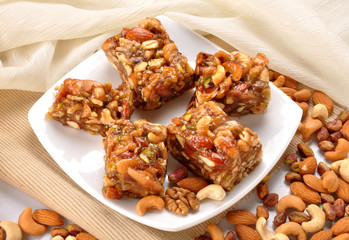 Mix Dry Fruit Halwa, Delicious sweet similar to nougat