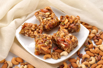 Mix Dry Fruit Halwa, Delicious sweet similar to nougat