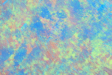 Vivid  paint close up texture background with  vibrant colorful creative patterns and dynamic strokes.   With colors for creativity, imaginative ideas. Suitable for print, web, posters.