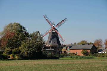 Obraz premium Hamburg Kirchwerder riepenburger Mühle
