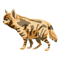 Fototapeta na wymiar Hyena icon. Cartoon of hyena vector icon for web design isolated on white background