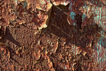 Rusty metal abstract texture