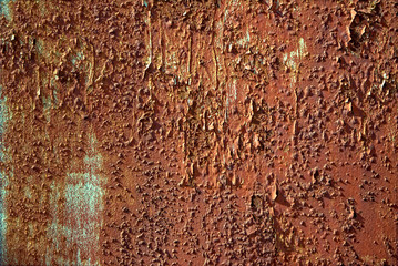 Rusty metal abstract texture