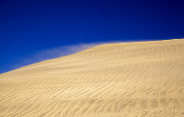 sand pattern on dunes
