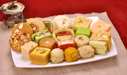 Mix Mithai, A Mouth-Watering Combination of Different Variety of Indian Sweets