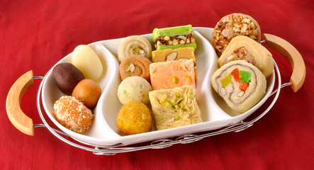 Mix Mithai, A Mouth-Watering Combination of Different Variety of Indian Sweets
