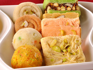 Mix Mithai, A Mouth-Watering Combination of Different Variety of Indian Sweets