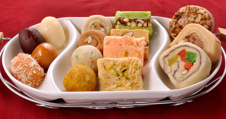 Mix Mithai, A Mouth-Watering Combination of Diffe Variety of Indian Sweets