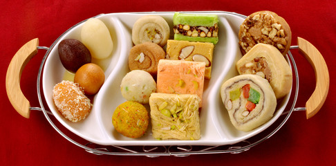 Mix Mithai, A Mouth-Watering Combination of Diffe Variety of Indian Sweets