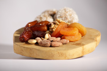 Bolitas proteínicas de chocolate