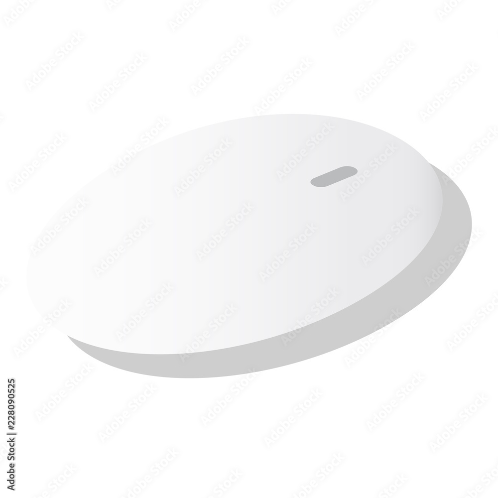 Poster Computer mouse icon set. Isometric set of computer mouse vector icons for web design isolated on white background