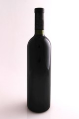 Wine Bottle Without Label