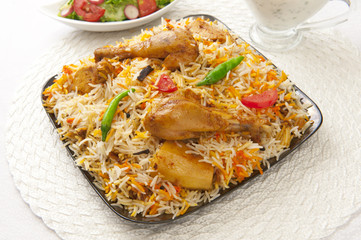 Chicken Biryani, A most delicious food in Pakistan and India