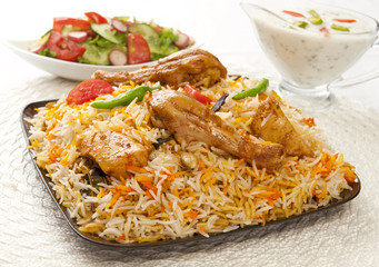 Chicken Biryani, A most delicious food in Pakistan and India