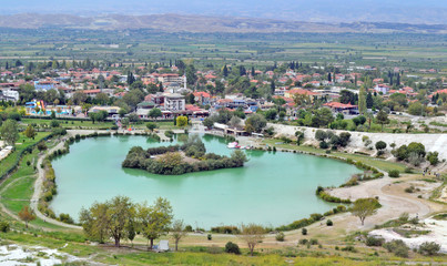 Province of Deneliz in Turkey, top view