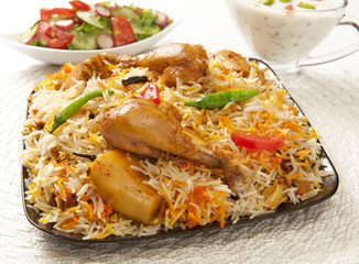 Chicken Biryani, A most delicious food in Pakistan and India