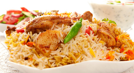 Chicken Biryani, A most delicious food in Pakistan and India