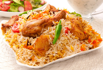 Chicken Biryani, A most delicious food in Pakistan and India