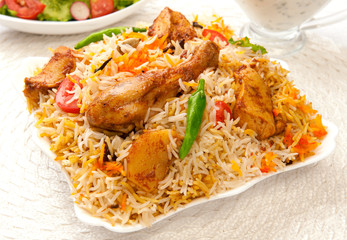 Chicken Biryani, A most delicious food in Pakistan and India