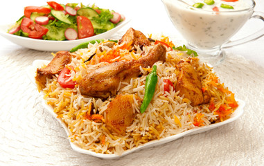 Chicken Biryani, A most delicious food in Pakistan and India
