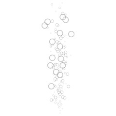 Under sea bubble icon. Realistic illustration of under sea bubble vector icon for web design