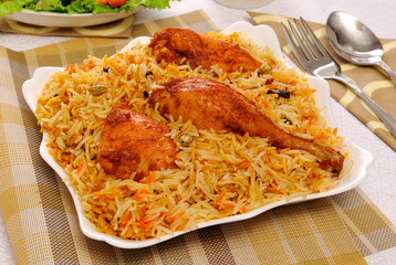 Chicken Biryani, A most delicious food in Pakistan and India