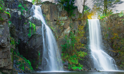 waterfall in sweden