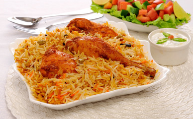 Chicken Biryani, A most delicious food in Pakistan and India