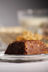 Bolitas proteínicas de chocolate