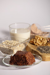 Bolitas proteínicas de chocolate