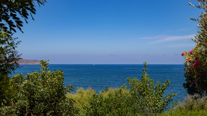 Mediterranean sea landscape