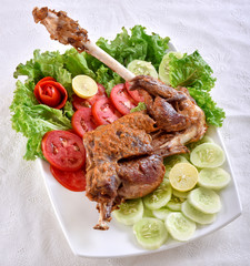 Roasted Mutton Leg: