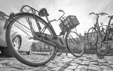 Fototapeta na wymiar bike Holland Fahrrad 