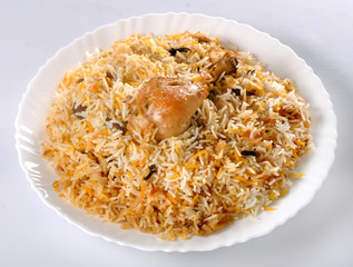 Hyderabadi Chicken Biryani: