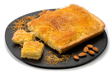 Torta cotta con tagliatelle