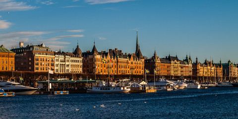 Fototapeta na wymiar stockholm harbor
